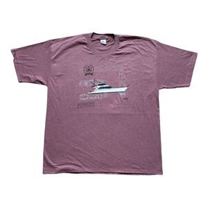 Vintage CalCru Single Stitch San Francisco Cruiser Yacht Short Sleeve Tee | XXL